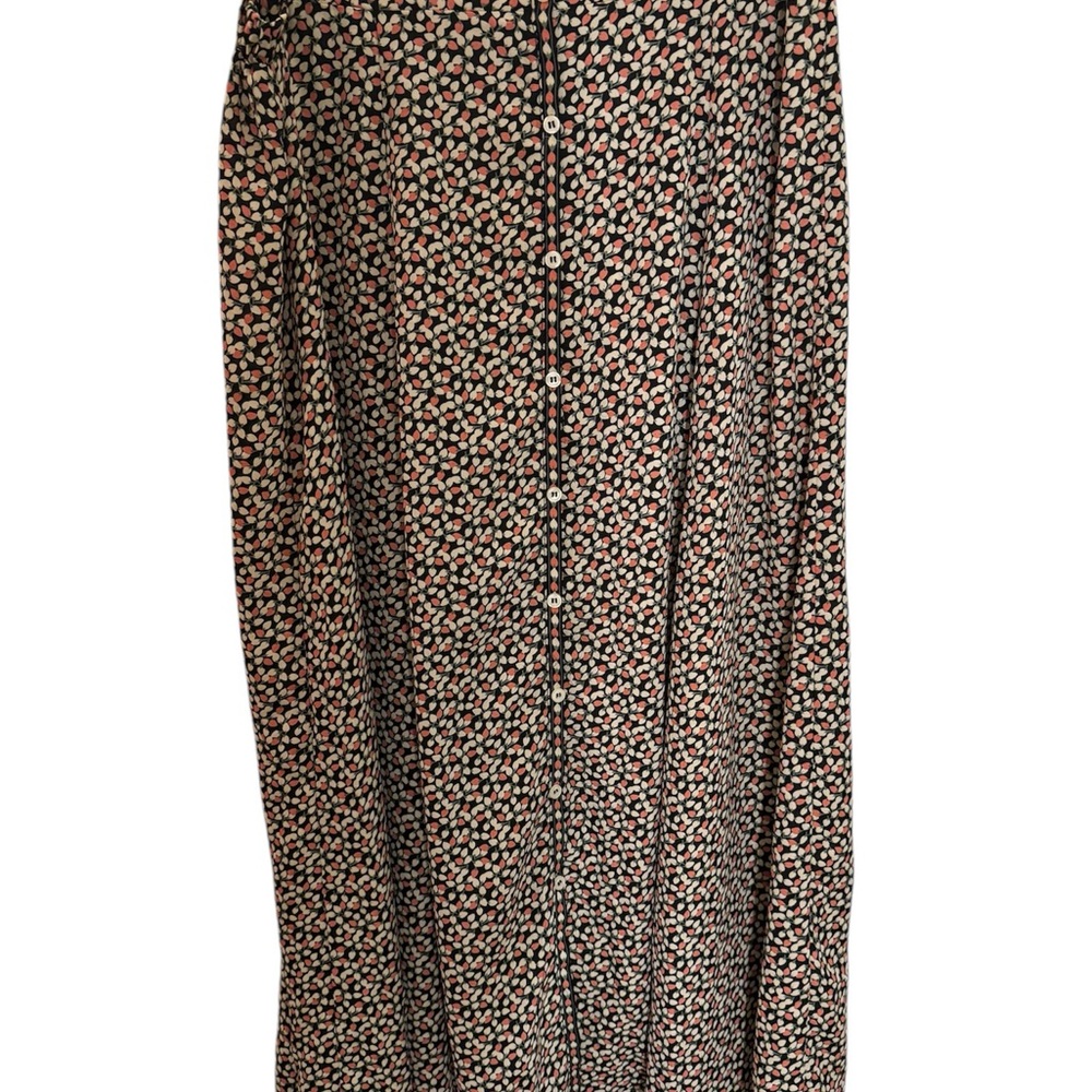 Floral Button-Down Skirt by Max Studio